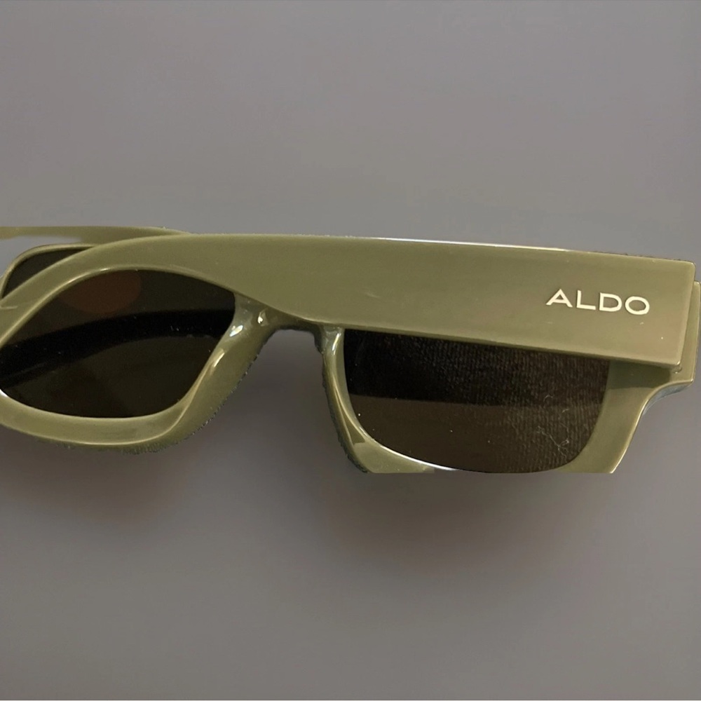 Aldo Olive Green Rectangular Sunglasses - image 5
